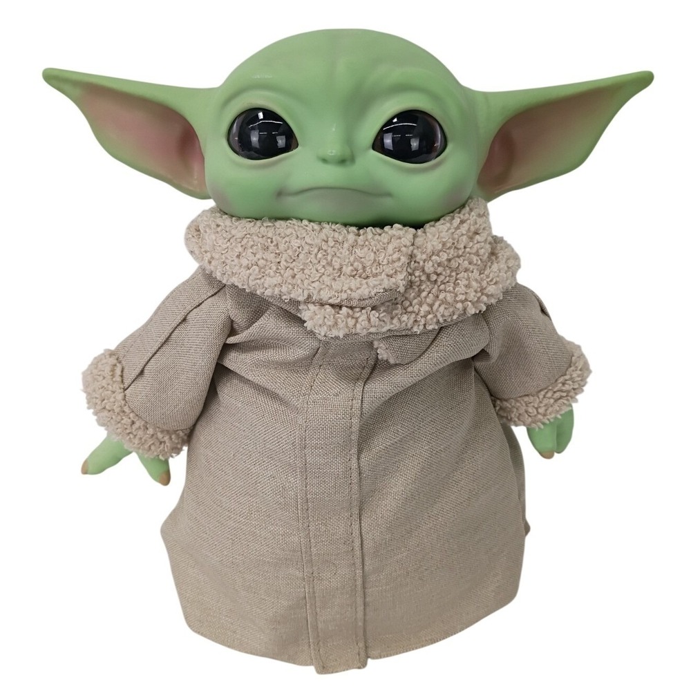 Mattel Star Wars The Mandalorian Baby Toy Grogu 2021 11 inch Hard Head Plush